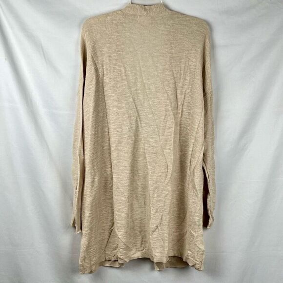Caslon Cream Open Front Long Sleeve Cardigan 2X - Picture 2 of 11